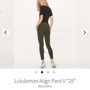 Lululemon aligns 25" size 10